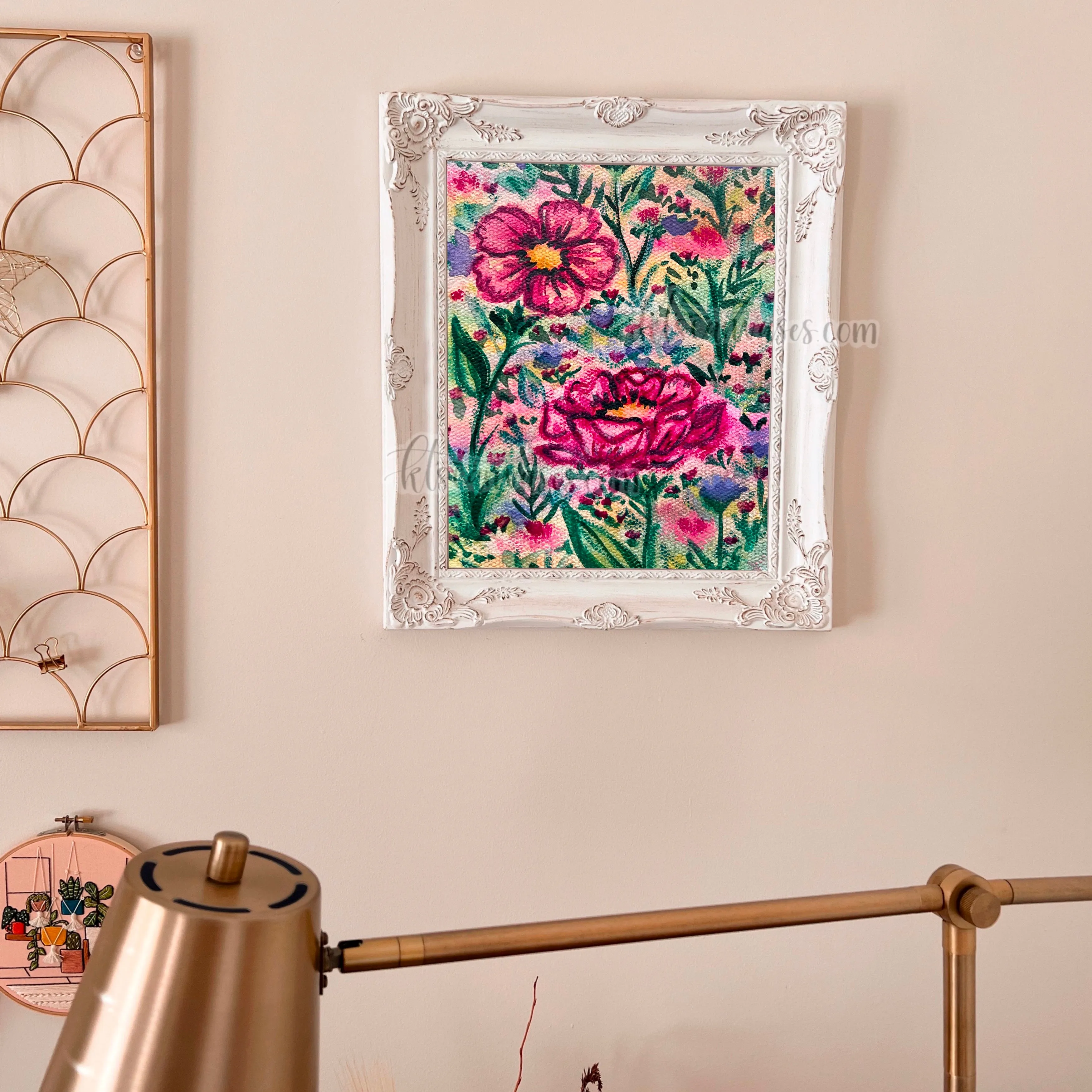 Abstract Florals No. 29 Art Print