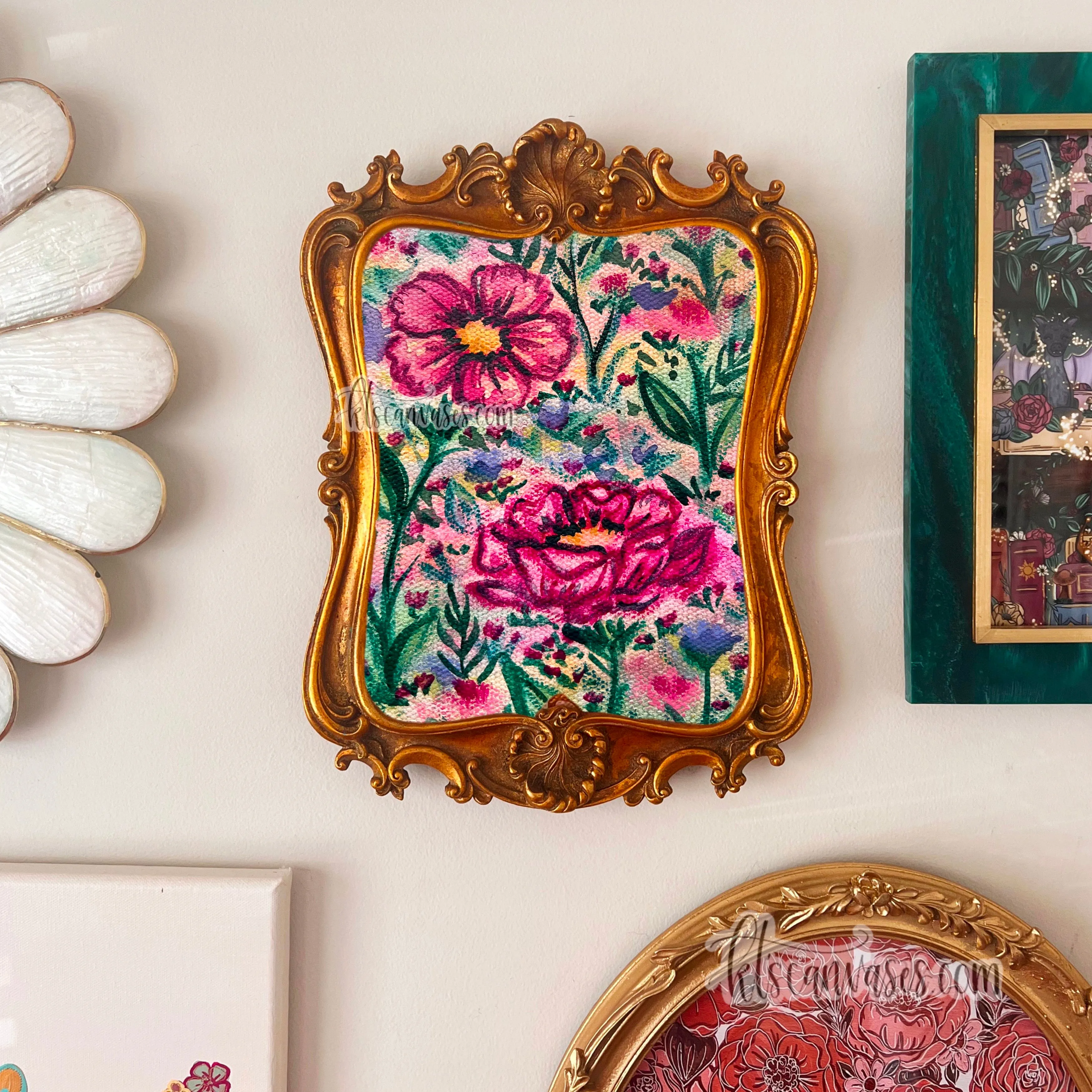 Abstract Florals No. 29 Art Print
