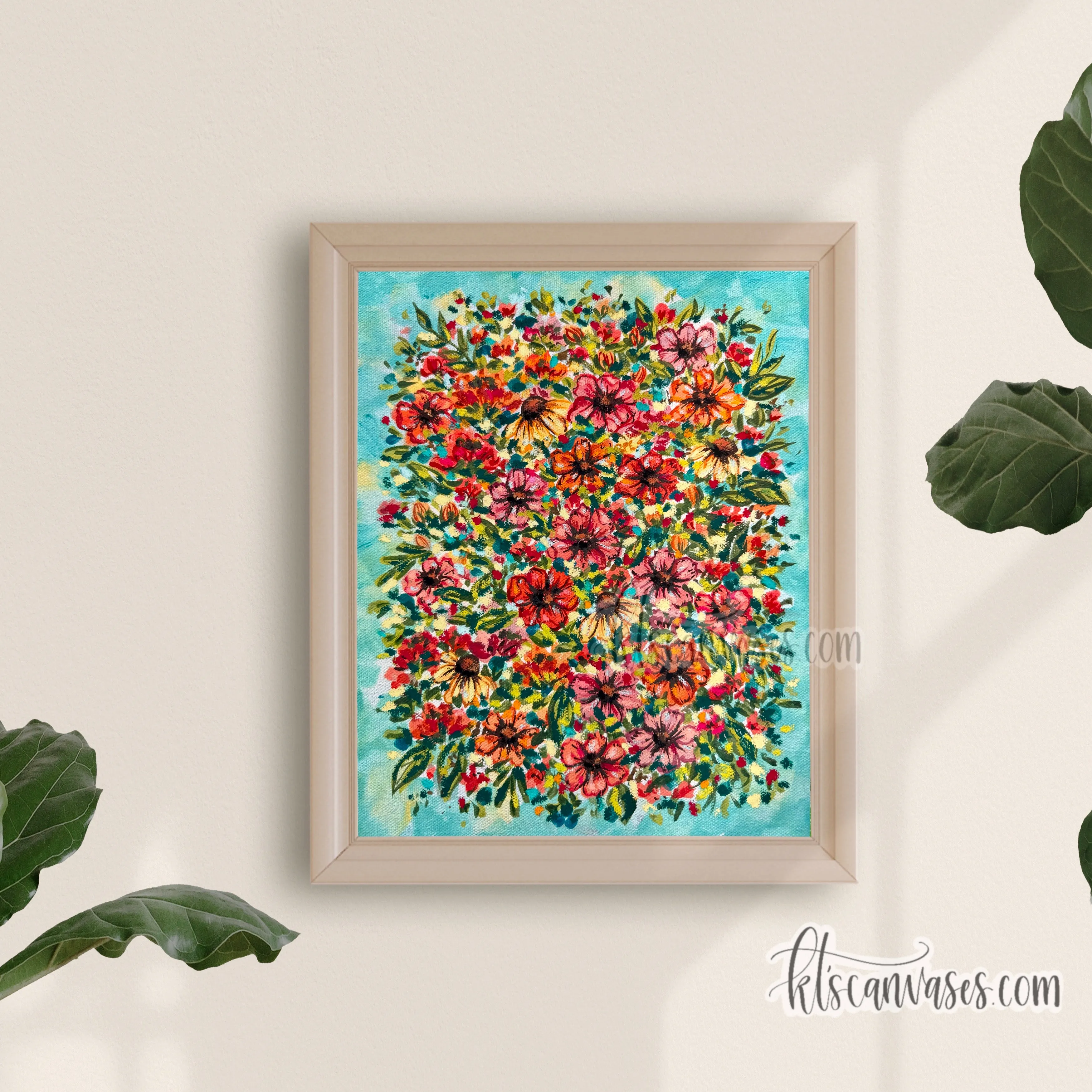 Abstract Garden No. 42 Art Print