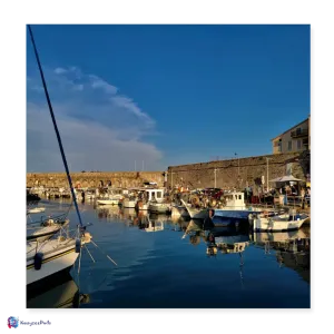 Antibes Harbor Poster 8x8