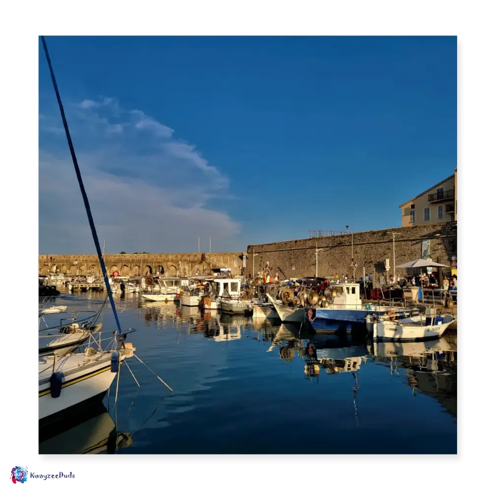 Antibes Harbor Poster 8x8