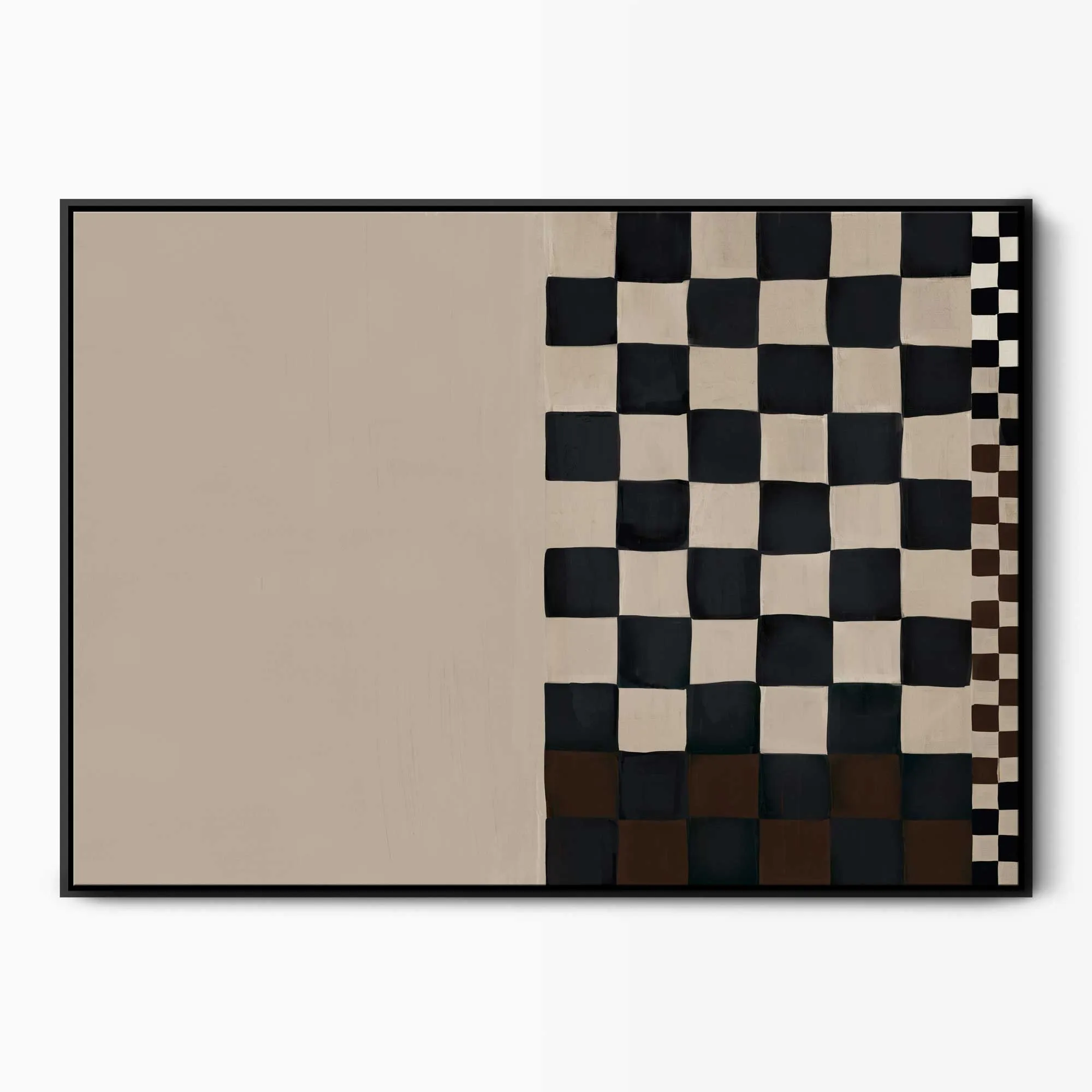 Checkmate Abstract Canvas Art