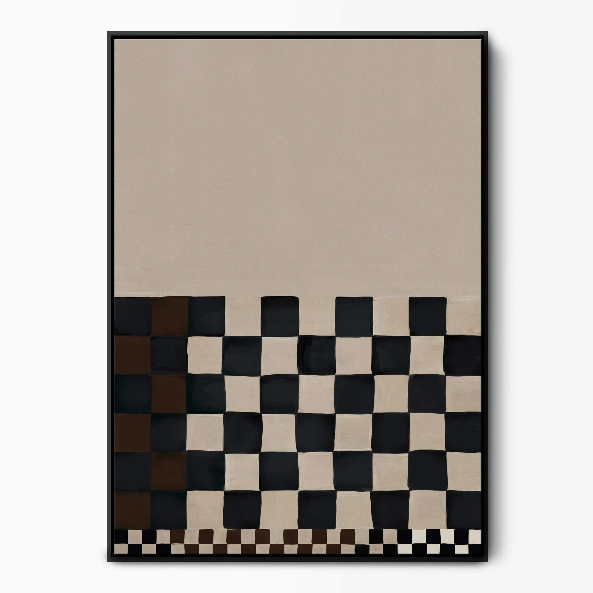 Checkmate Abstract Canvas Art