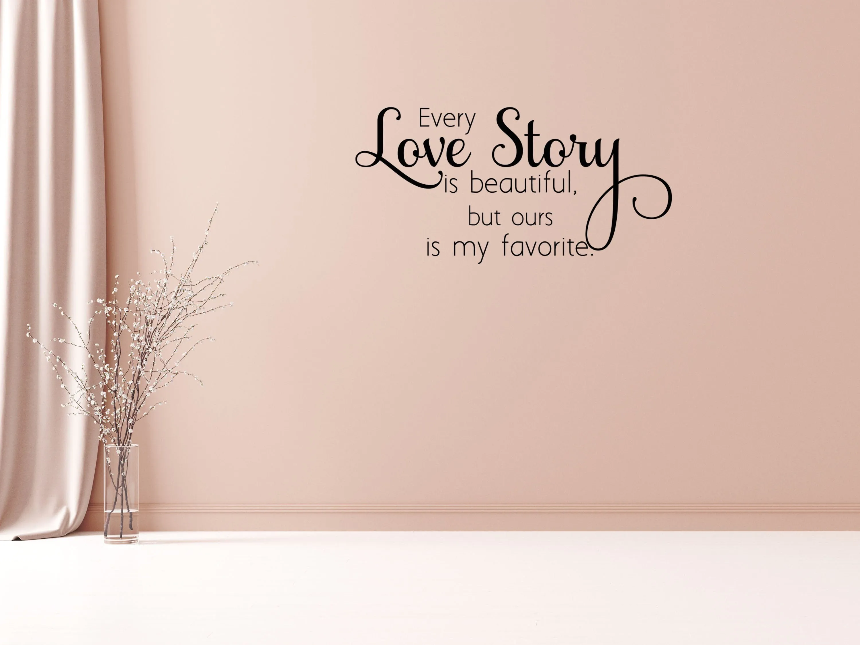 Every Love Story Family Room Wall Decal