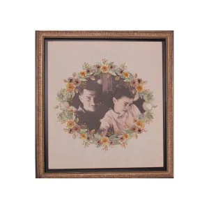 GOLDEN BOUQUET WALL ART
