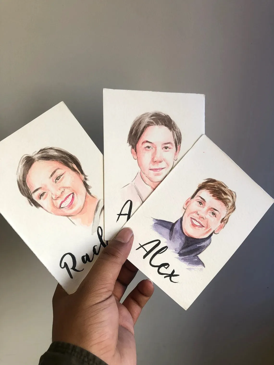 live wedding Portrait Artist, Wedding Guest Portraits