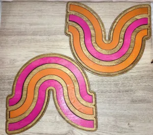 Malibu Retro Rainbow Set - Wall Decor