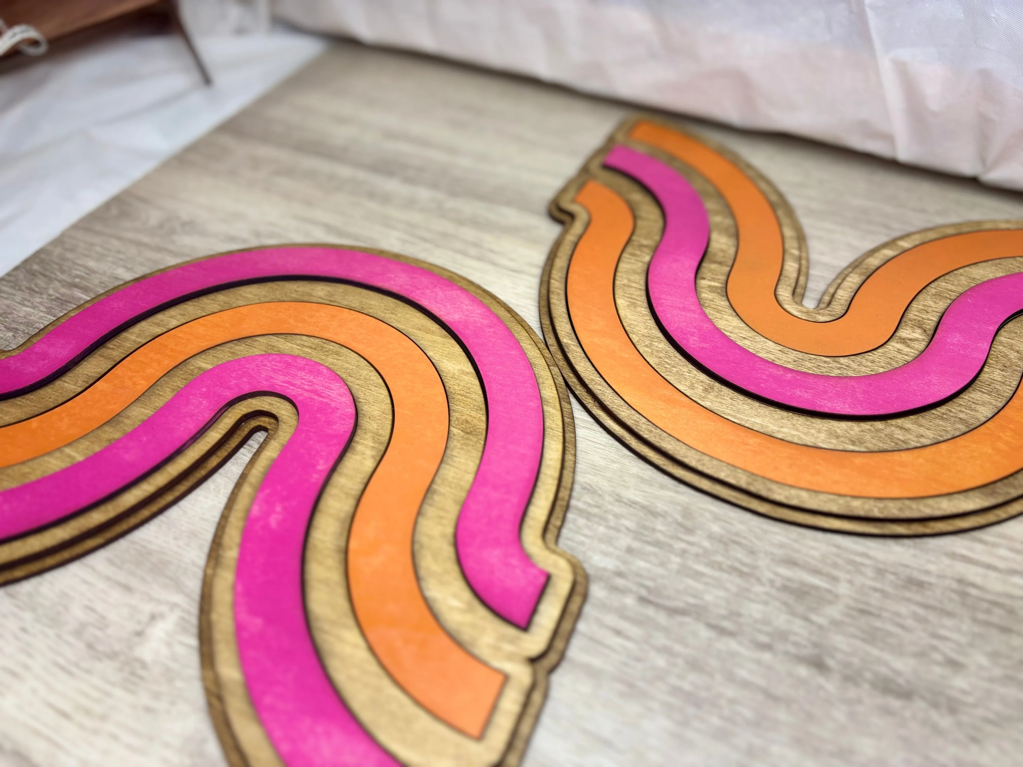 Malibu Retro Rainbow Set - Wall Decor