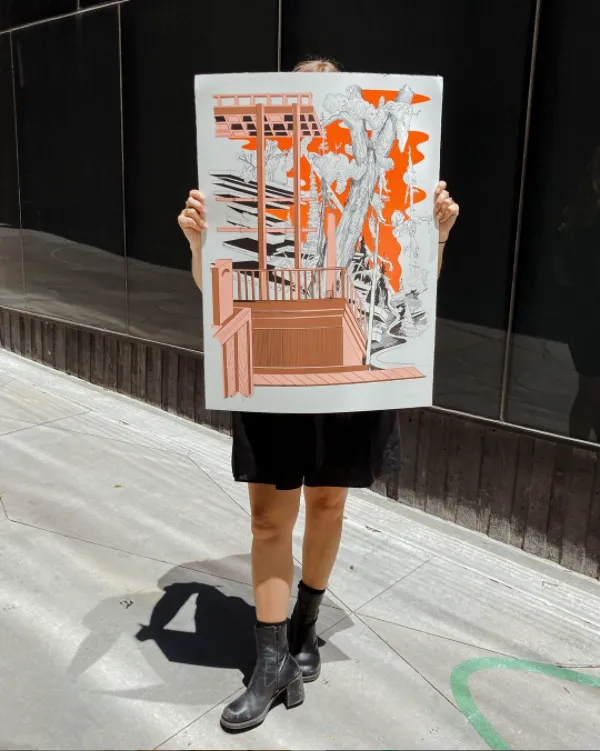 Susanne Kuhn Litho Editioned Print