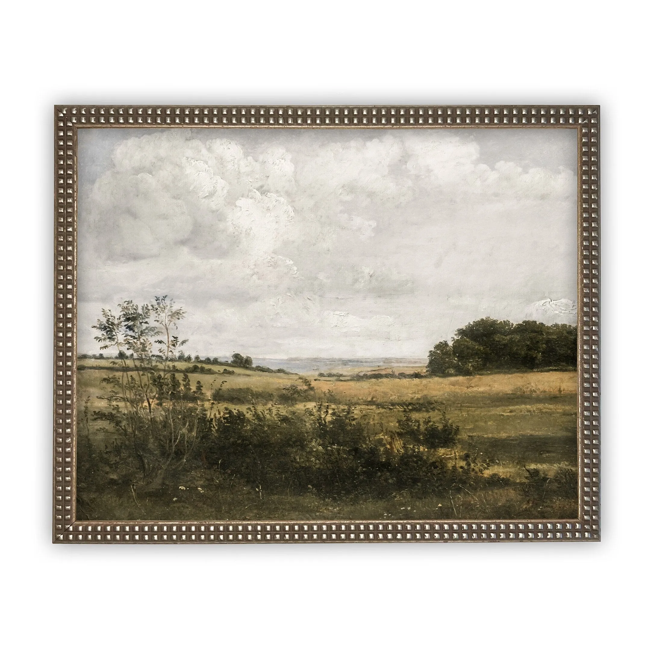 Vintage Framed Canvas Landscape Art #LAN-194