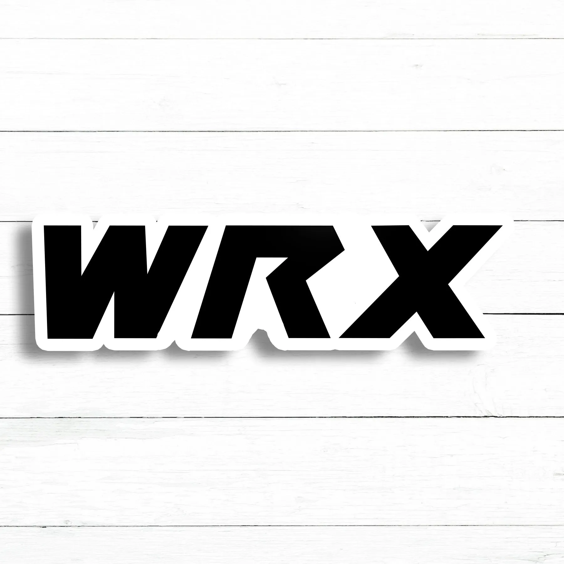 WRX Sticker | Waterproof Vinyl Decal | 6in