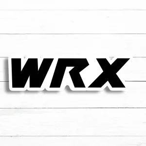 WRX Sticker | Waterproof Vinyl Decal | 6in